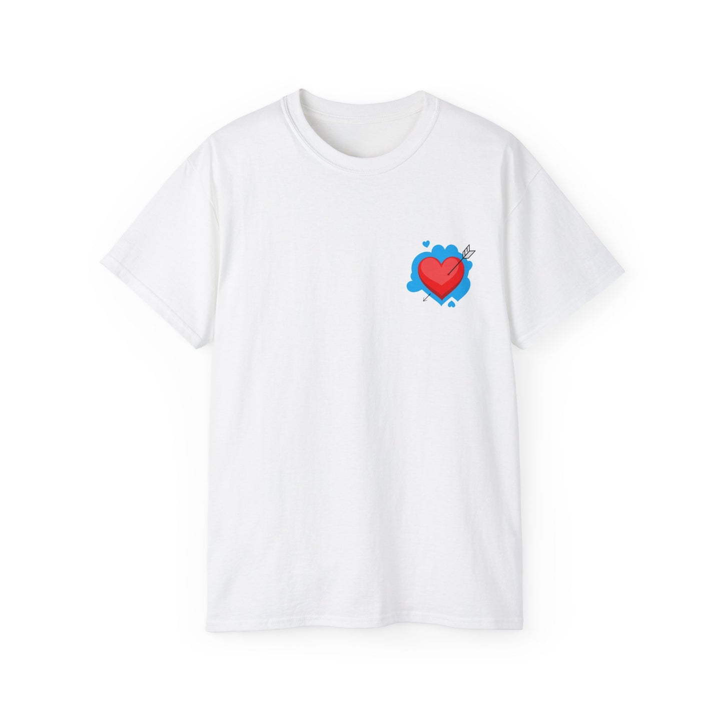 Patriotic Heart Graphic Tee - Unisex Ultra Cotton T-Shirt for Celebrating Love and Freedom