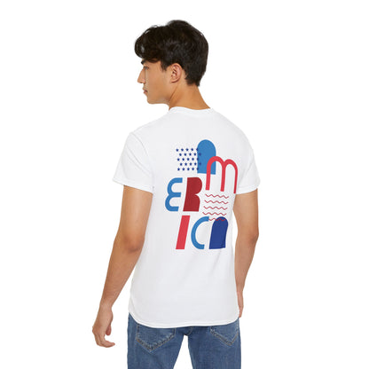 Patriotic Heart Graphic Tee - Unisex Ultra Cotton T-Shirt for Celebrating Love and Freedom