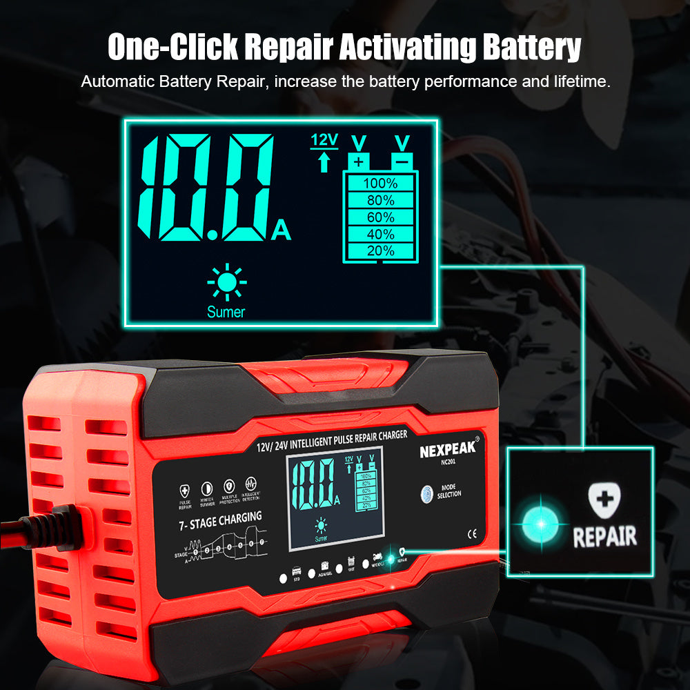 Multifunctional Car And Motorcycle Battery Charger