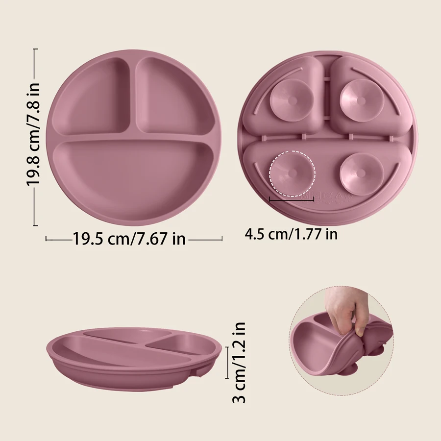 Baby Silicone Suction Plate — BPA Free Toddler Dining - Image 3