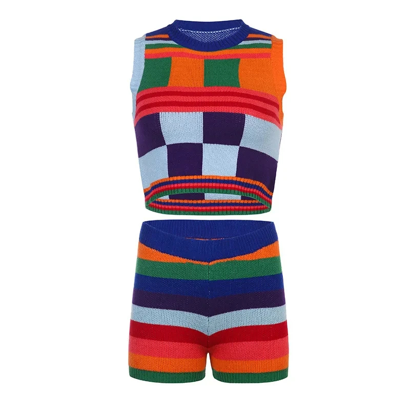 img_alibaba_1780939287.jpeg Polo Collar Knit Set — Crop Top & Mini Skirt - Image 2