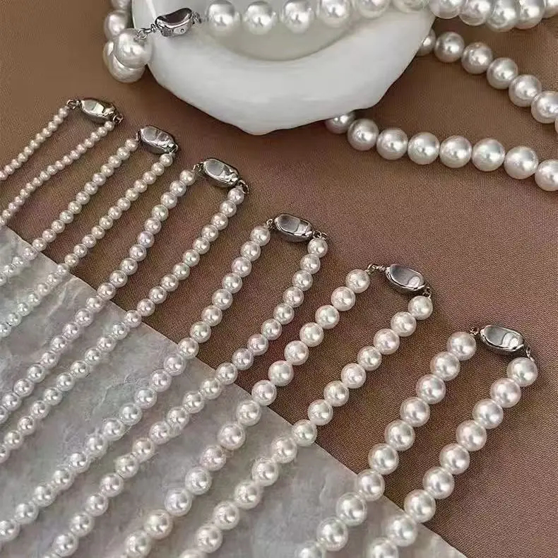 Pearl Choker Necklace — Elegant Collarbone Chain - Image 2