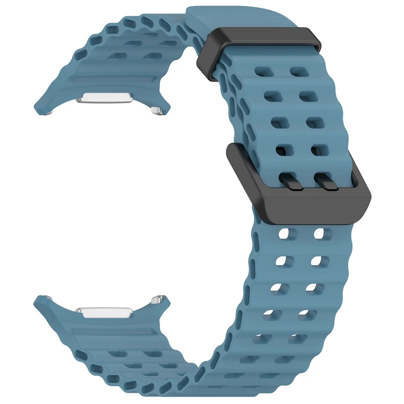 Galaxy Watch 7 Ultra Sport Band — Soft Silicone Marine Strap - Image 2